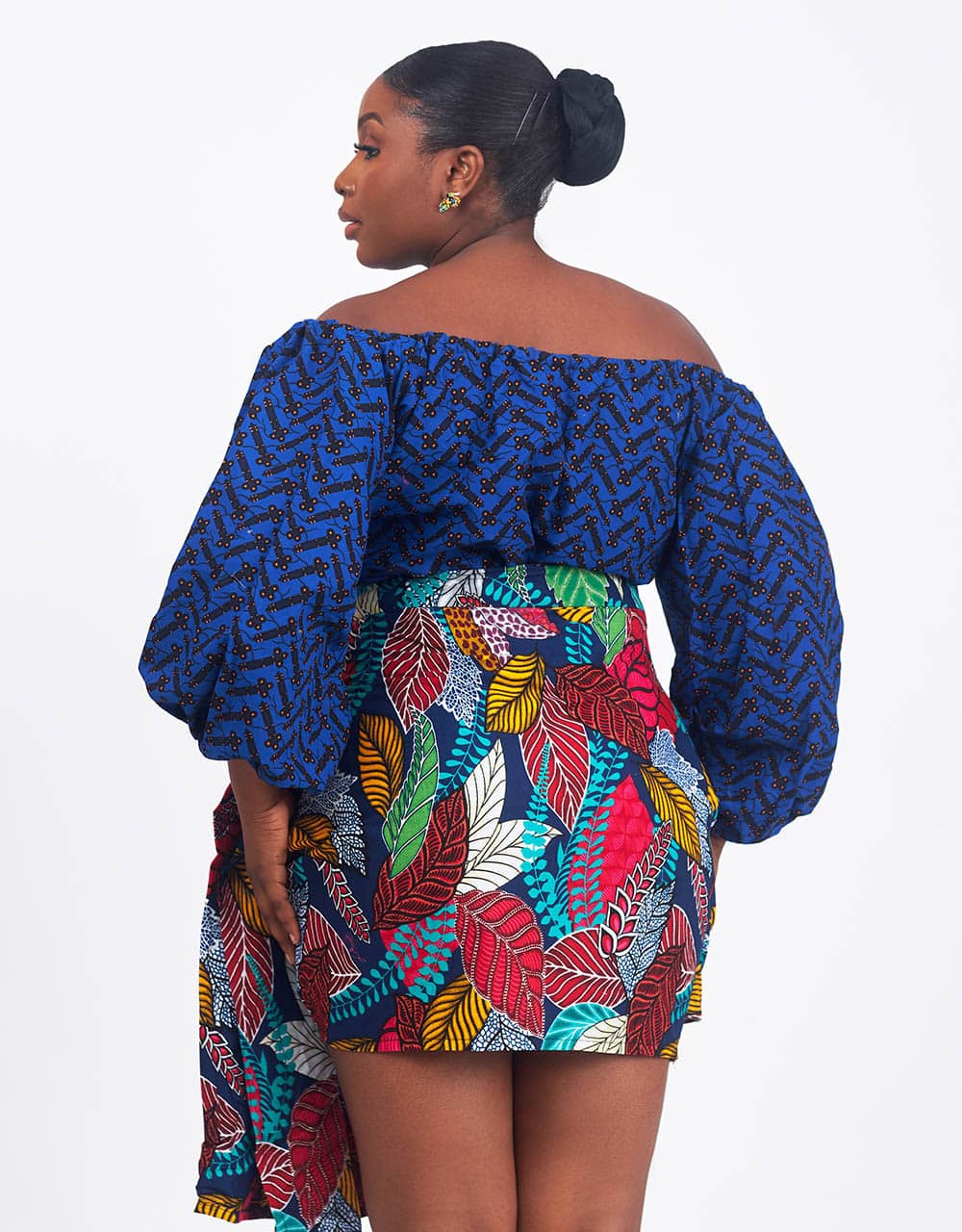Nerose Drape Mini Skirt