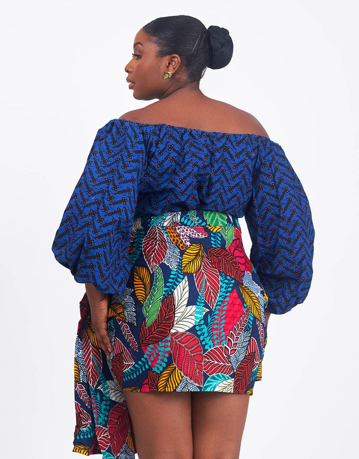 Nerose Drape Mini Skirt